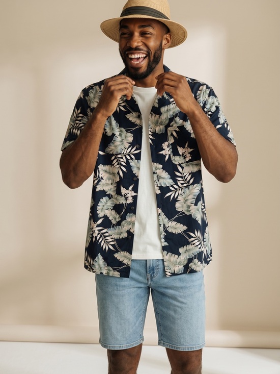 Chaps/Ralph Lauren Collab Other - Chaps/Ralph Lauren short sleeve button up, cotton, Hawaiian shirt. Size XL GUC